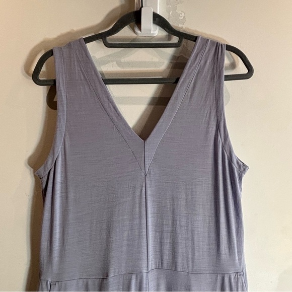 ICEBREAKER Sz M-L (estimated) Hana Jumpsuit Wide Leg V-Neck Merino Wool - Picture 4 of 11